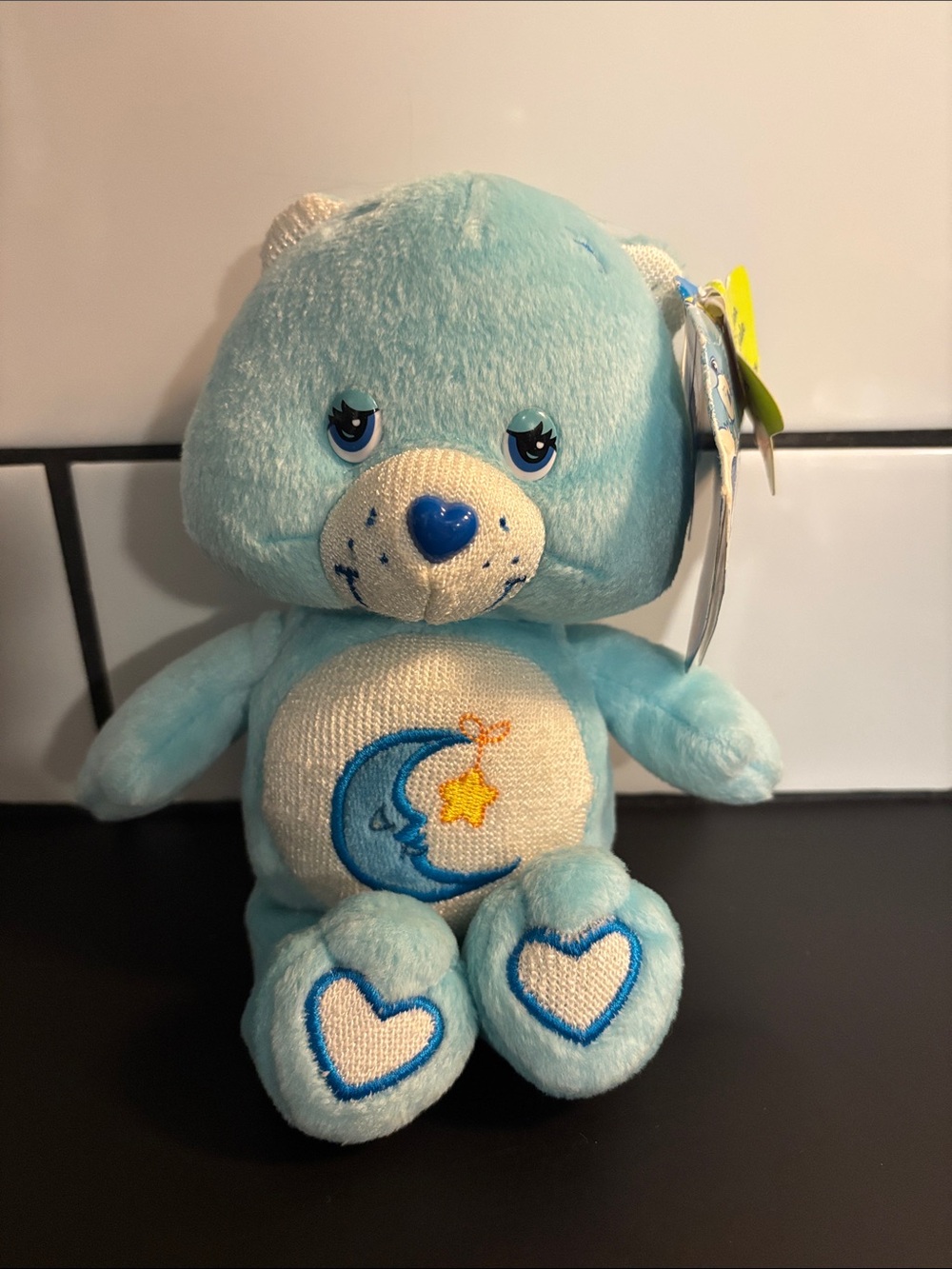 Vintage 2004 Care Bears Series 6 Glow-A-Lot Bedtime Bear Plush NWT